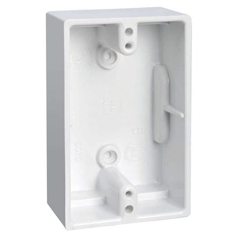 can i surface mount an electrical box|shallow surface mount outlet box.